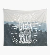 Christian Quote Wall Tapestry