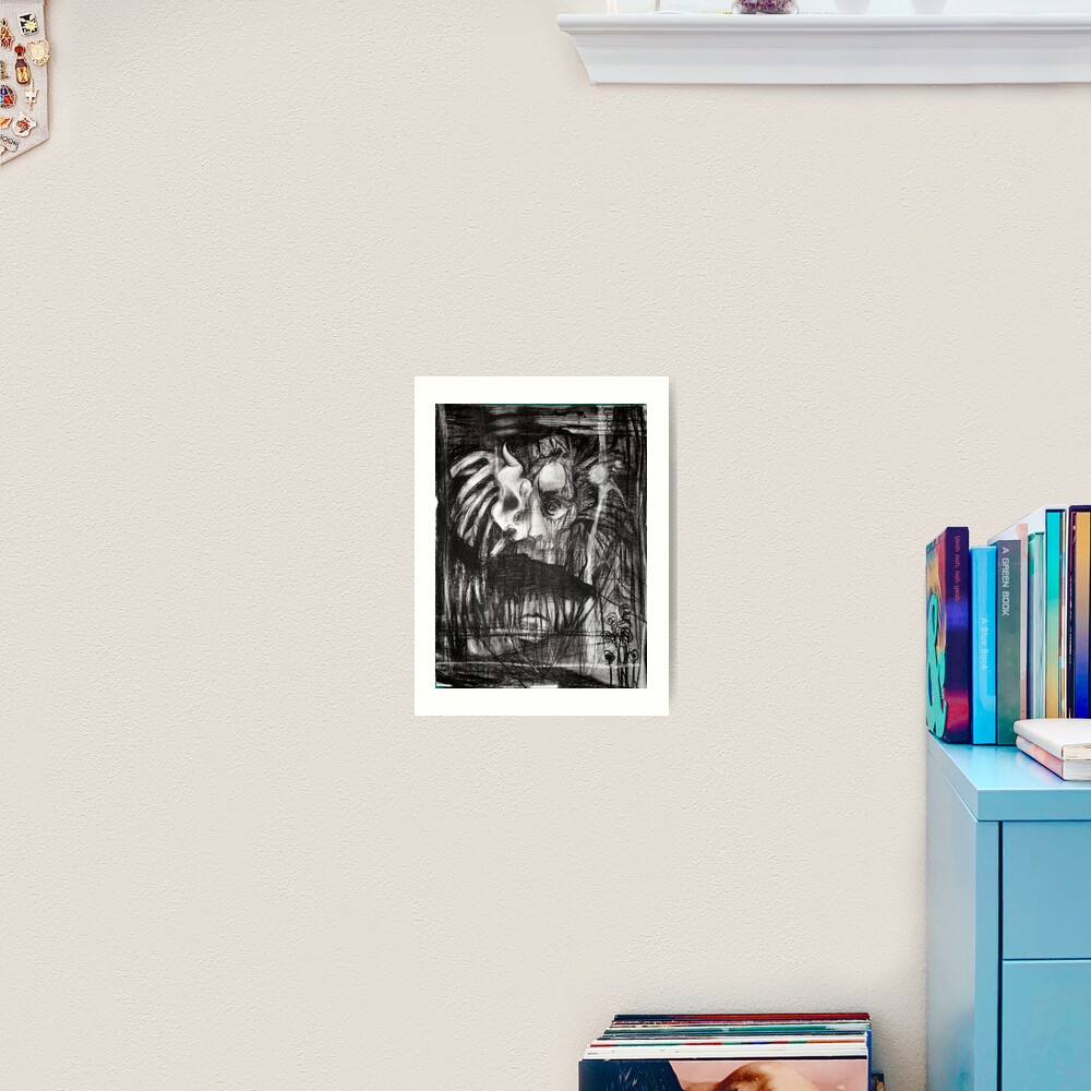 self portrait as sung by gira Art Print