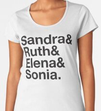 US SUPREME COURT Female Justices Ruth Bader Ginsburg Women's Premium T-Shirt