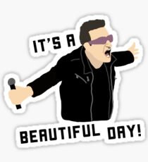 U2 - It's A Beautiful Day Sticker