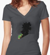 Becoming a Legend - Bowser Women's Fitted V-Neck T-Shirt