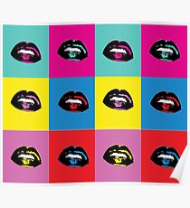 Pop Art Lips Poster