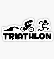 Triathlon sport Sticker