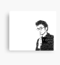 10th doctor Canvas Print
