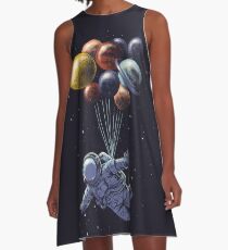 Space Travel A-Line Dress