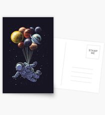 Space Travel Postcards