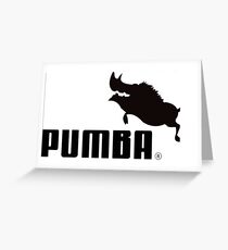 Pumba Greeting Card