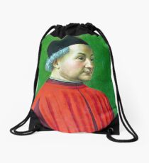 Domenico Ghirlandaio Portrait of a Man Drawstring Bag