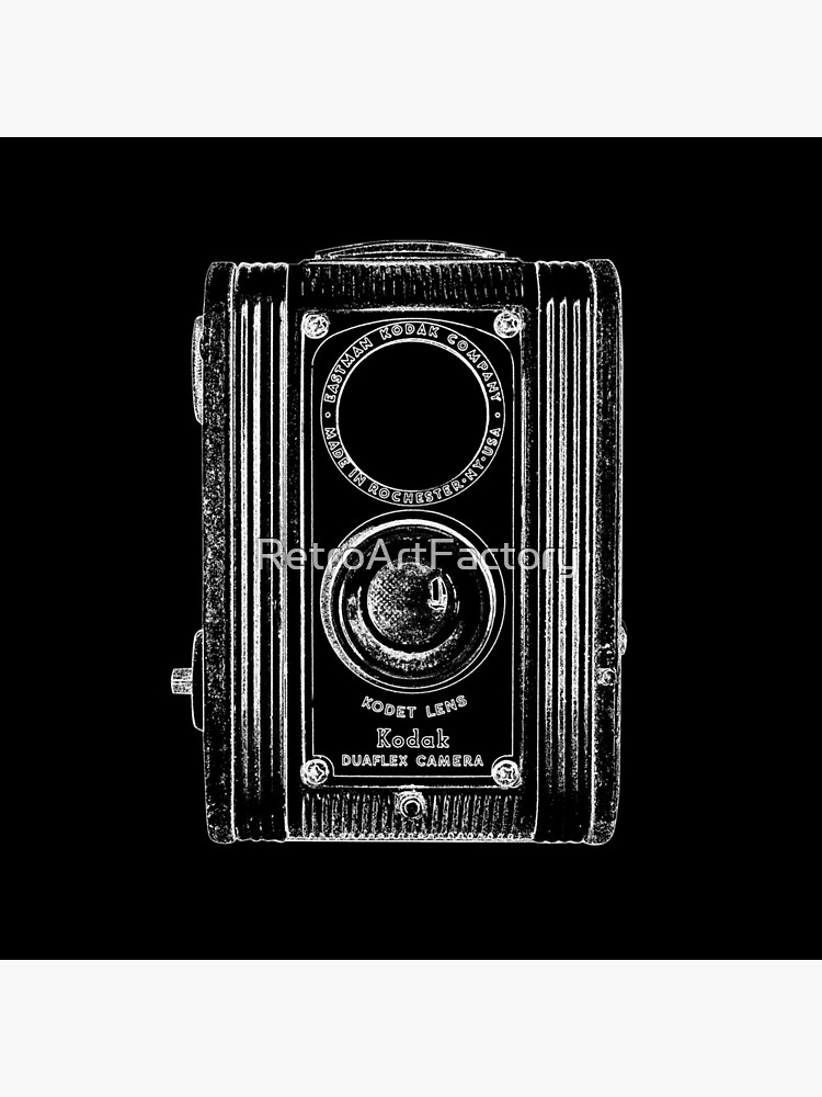 Kodak Duoflex with White Outline by RetroArtFactory