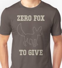 Null Fox zu geben Unisex T-Shirt