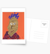 L'africain - Martin Boisvert - Faces à flaques Postcards