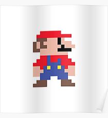 0000003 - 8 Bit Mario Poster