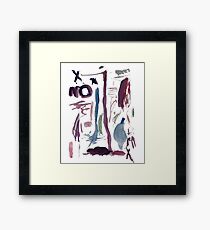 No Treasure Original Child's Painting By Kennedy's Awesome Designs Framed Print