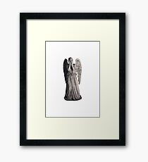 weeping angel Framed Print