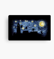 Starry Fight Canvas Print
