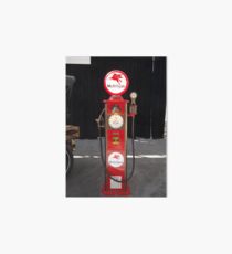 Vintage Gas Pump, New York City Art Board