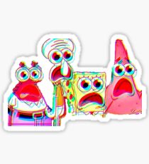 Trippy Spongebob Sticker