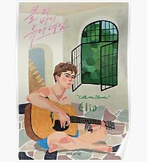 Call me by Your Name Drawing - Elio Poster