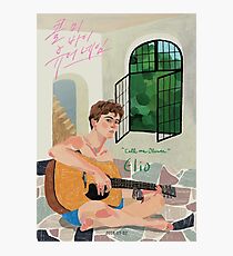 Call me by Your Name Drawing - Elio Photographic Print