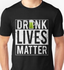 Camiseta ajustada Las vidas borrachas importan