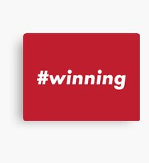 #winning Canvas Print