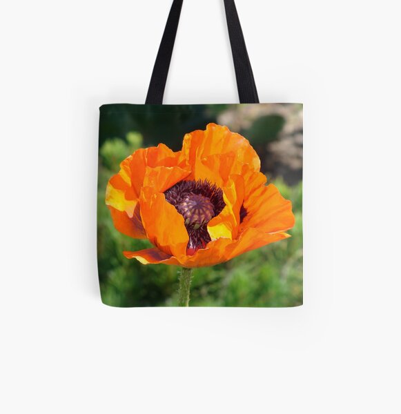 Poppy All Over Print Tote Bag