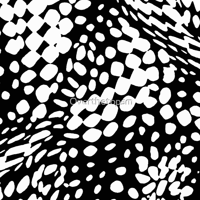 "DOTS DOTS BLACK AND WHITE DOTS PATTERN" By Overthetopsm | Redbubble