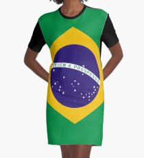 Brazil Graphic T-Shirt Dress
