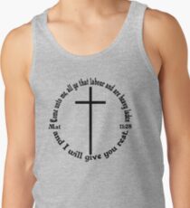 MATTHEW 11:28 circular Tank Top