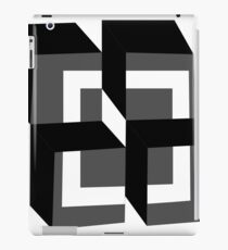 Black Blocks iPad Case/Skin