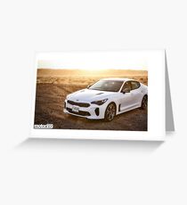 Kia Stinger GT Greeting Card