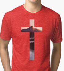 Christian Cross Tri-blend T-Shirt