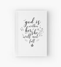 Christian Quote Hardcover Journal