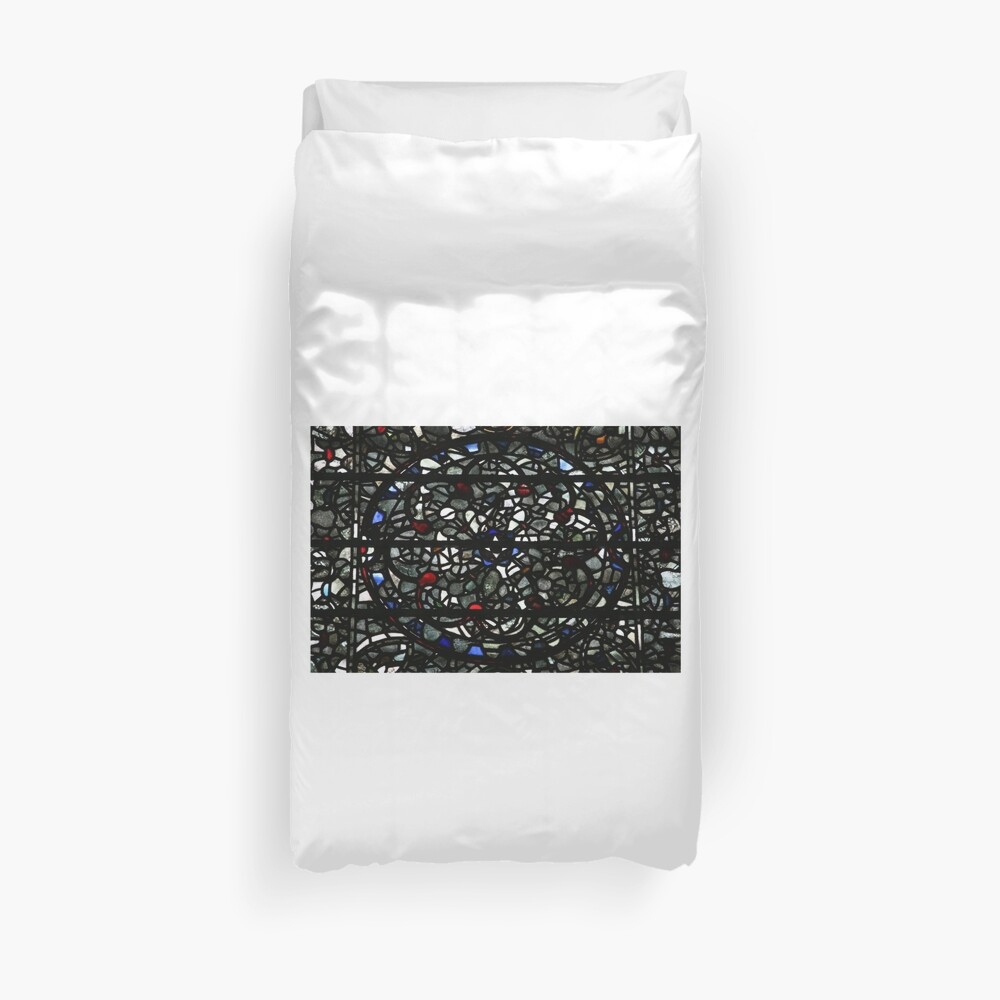 Five Sisters Window, detail. Duvet Cover