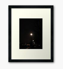 Embankment Lights Framed Print