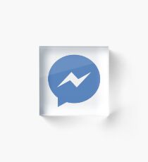 Facebook Messenger Merchandise Acrylic Block