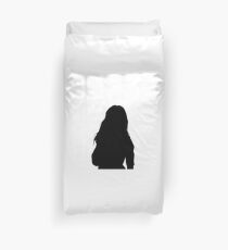 Camila cabello silhouette Duvet Cover