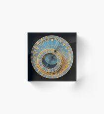 Stunning! Medievil Astronomical Clock or Prague Orloj in Prague / Praha Czech Republic - Professional Photo Acrylic Block