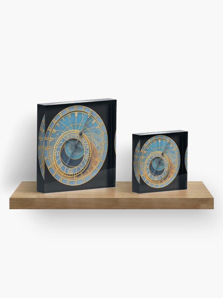 Alternate view of Stunning! Medievil Astronomical Clock or Prague Orloj in Prague / Praha Czech Republic - Professional Photo Acrylic Block