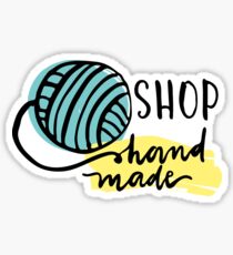 shop handmade Sticker