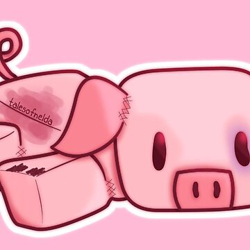 Minecraft pig plush