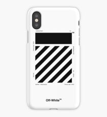 Off-White Diagonals Temperature (Light) iPhone Case