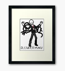 SlenderMan Framed Print