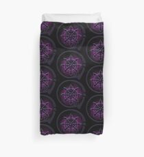 Slaanesh Warhammer 40k Symbol Duvet Cover