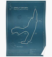 Circuit de Spa Franchorchamps Poster