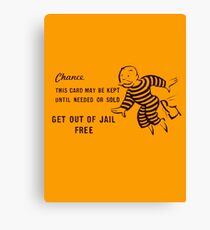 Get Out of Jail Free Canvas Print