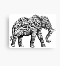 Lienzo metálico Ornate Elephant 3.0