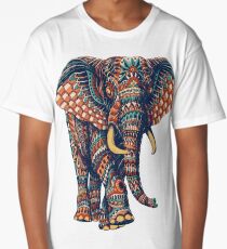 Ornate Elephant v2 (Color Version) Long T-Shirt