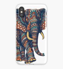 Ornate Elephant v2 (Color Version) iPhone Case