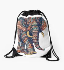 Mochila saco Ornate Elephant v2 (Versión en color)